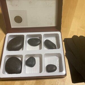 Dreamtime Hot Stone Massage Kit & Aromatherapy Book, At-Home Spa Wellness Set
